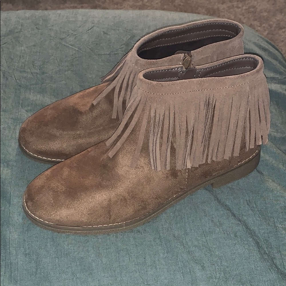 Suede ankle boots